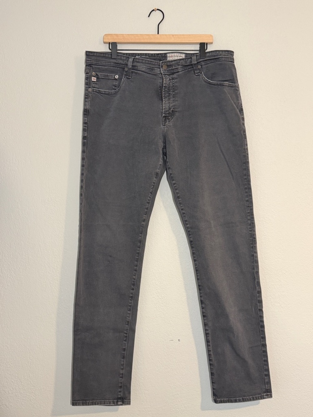 AG Adriano Goldschmidt AG-ed Tellis Jeans In Modern Slim Size 38 Black Wash